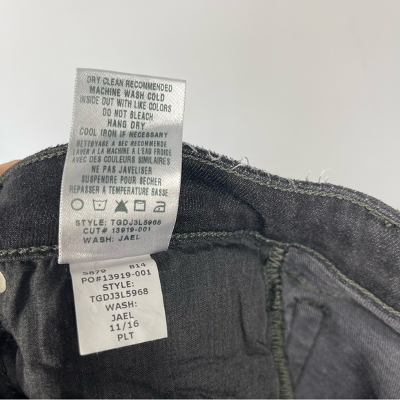 Joe's Jeans Skinny Ankle Distressed Jeans Jael Wash Black Gray TGDJ3L5968 26 - Picture 9 of 15